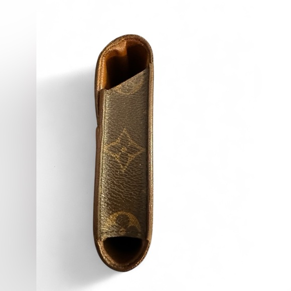 Authentic LOUIS VUITTON Etui Monogram Accessory Case Smoke Cigarette Lipstick - Picture 4 of 6